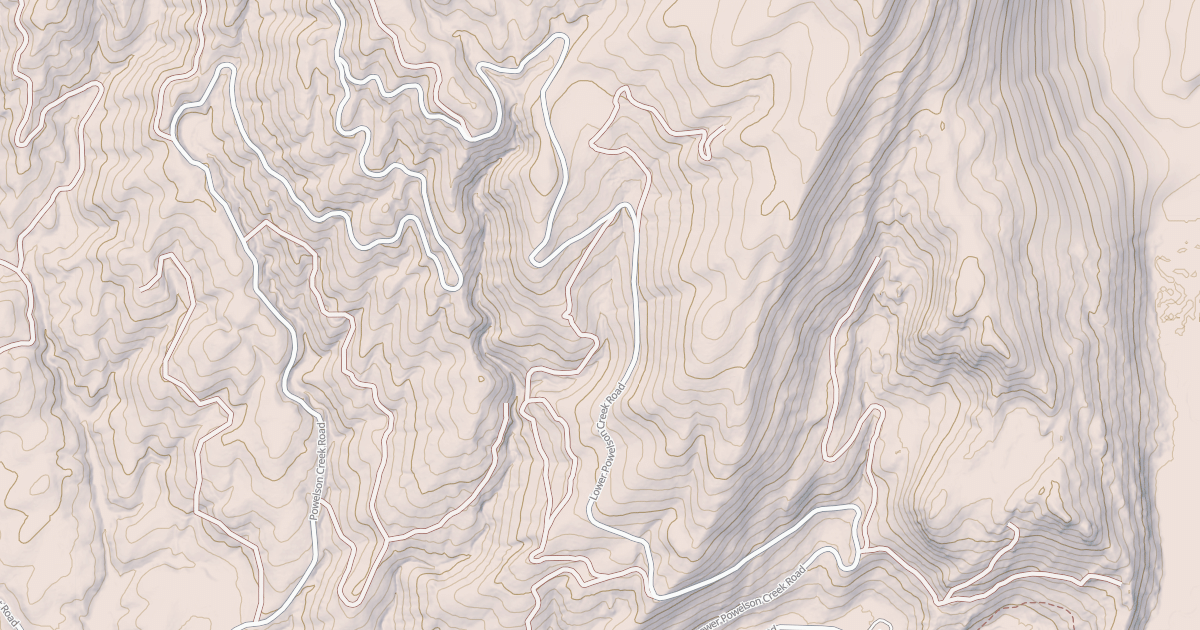 Map preview of EAST FORK POWELSON