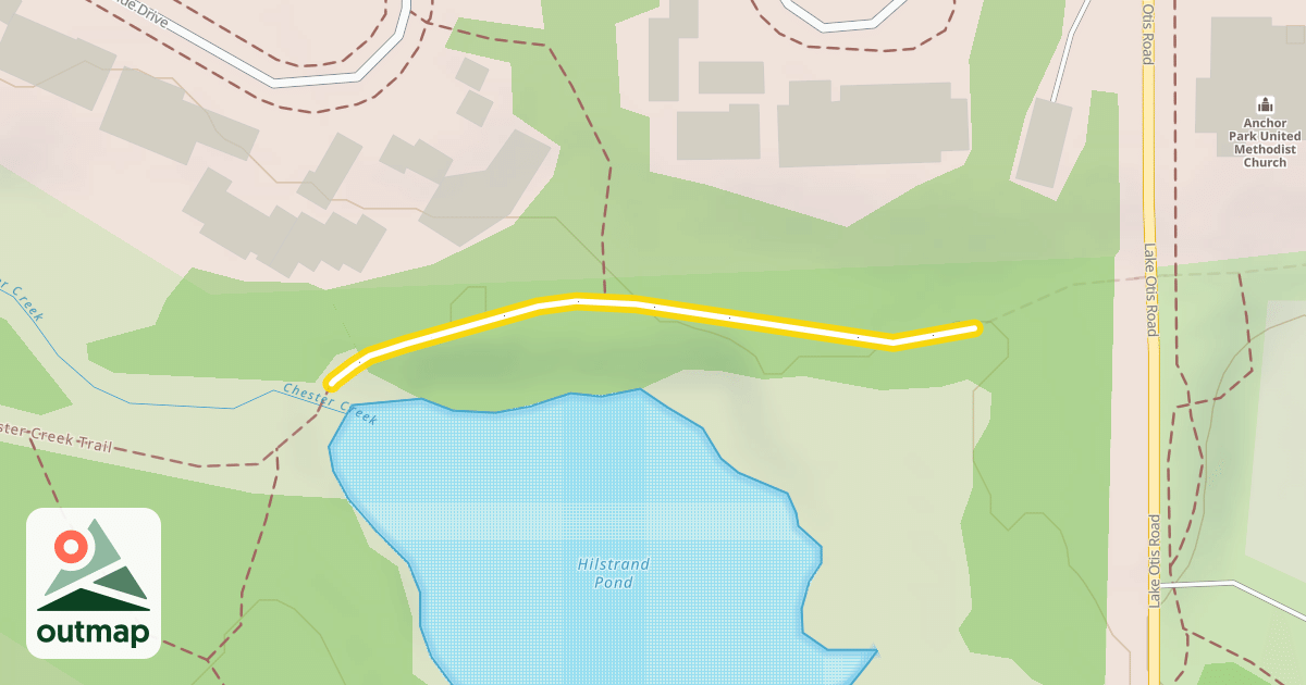 Map of Chester Creek Trail