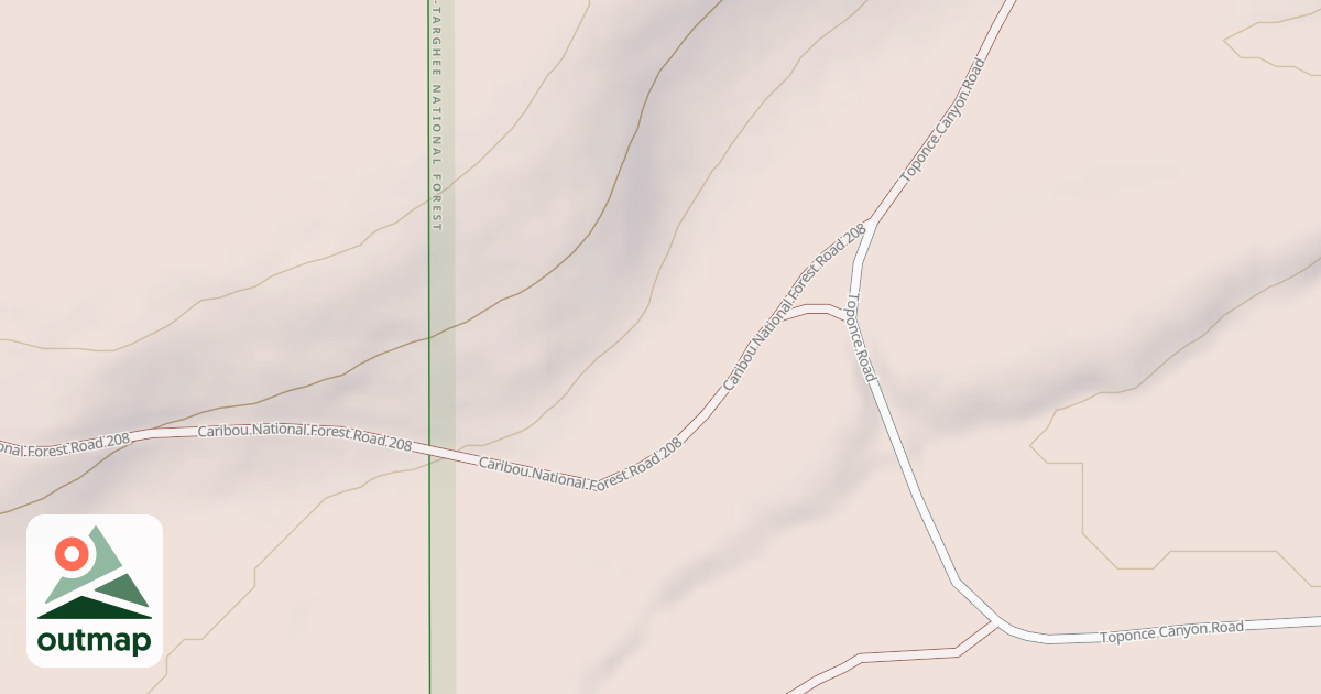 Map of DRY GULCH