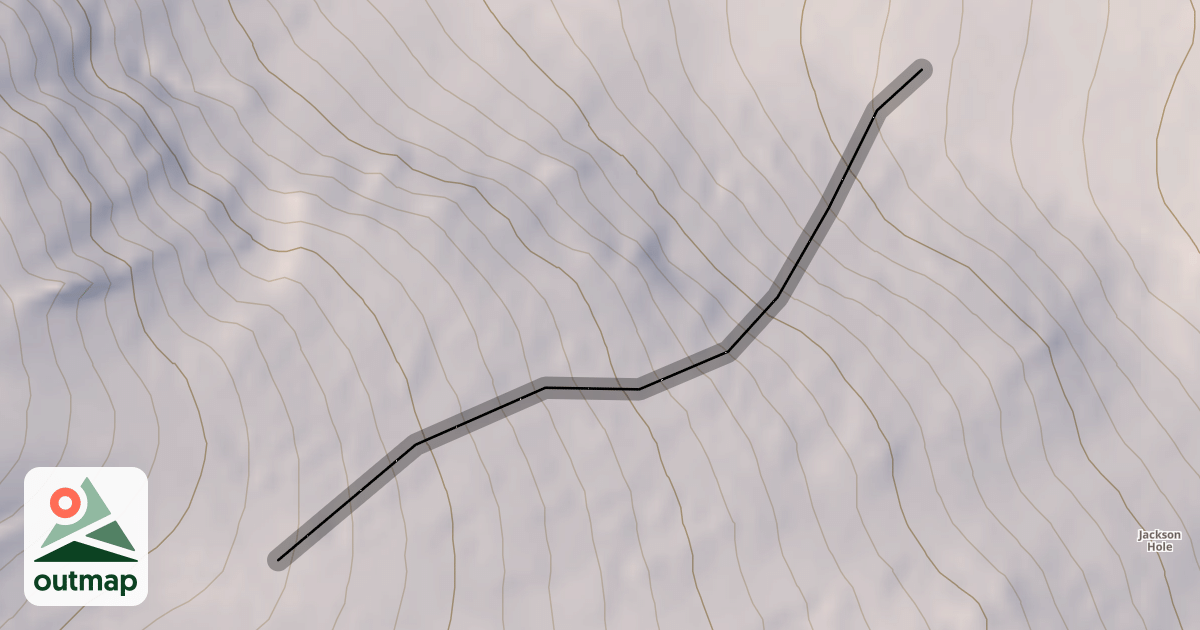 Map of Hoops Gap
