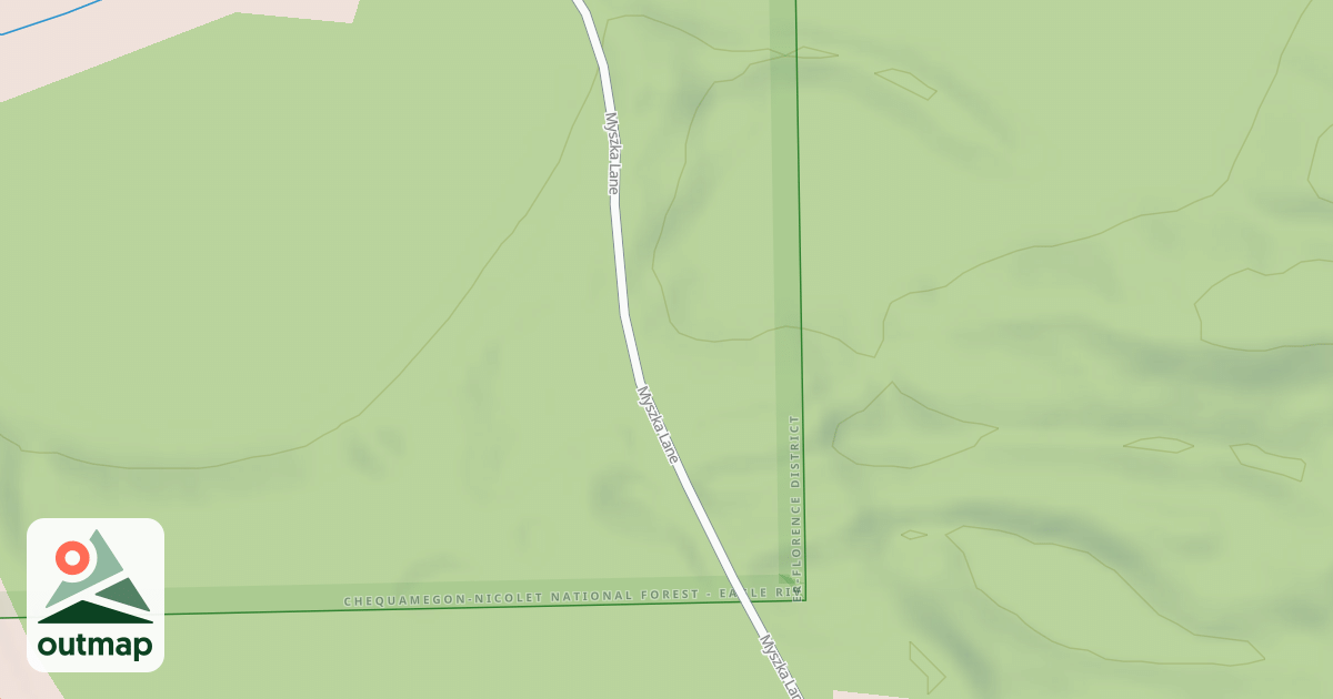 Map of MYSZKA LANE