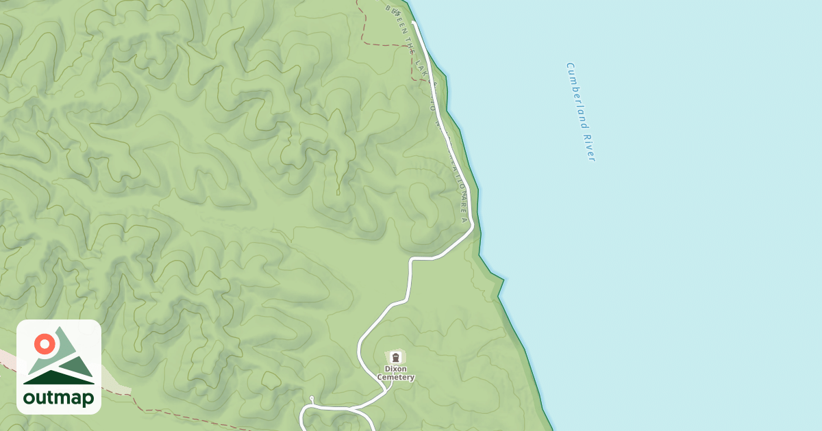 Map of DIXON CEMETERY ROAD