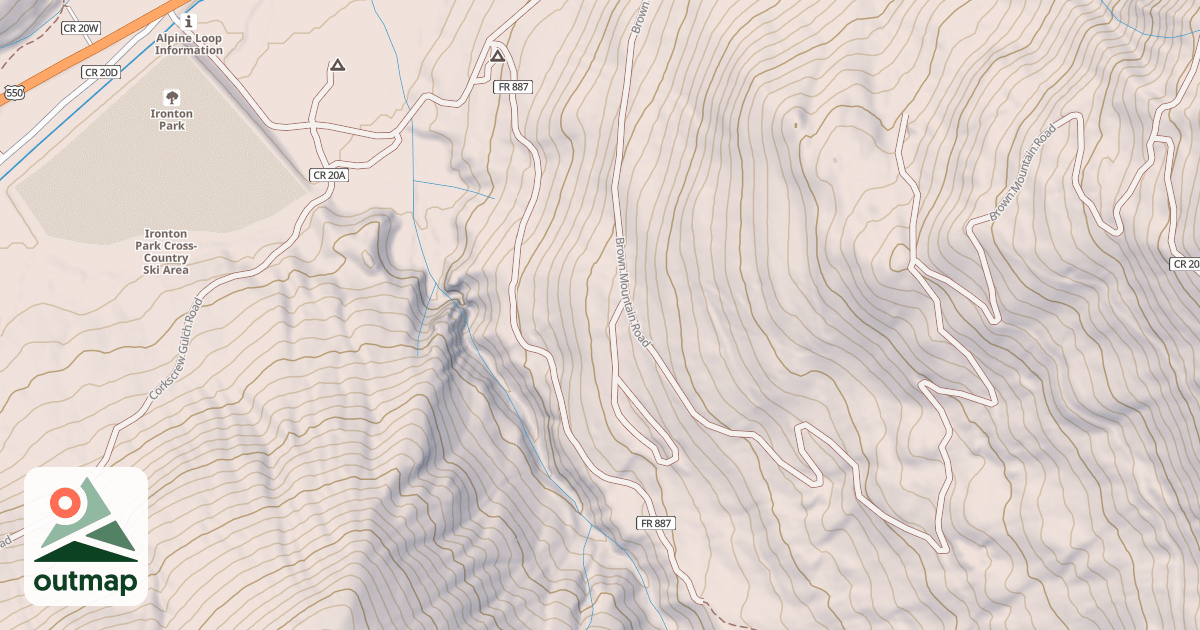 Map of GRAY COPPER GULCH