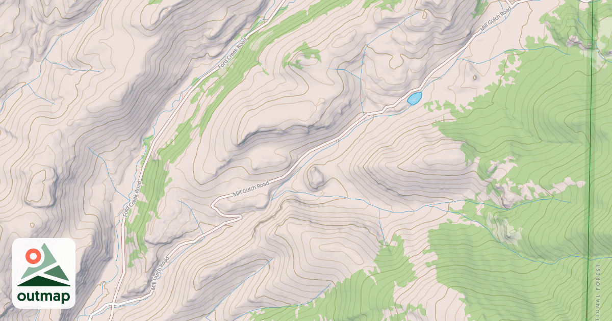 Map of BLM National GTLF Public Motorized Roads 3044087e-7cd5-458b-8e63-5f0f50c52226
