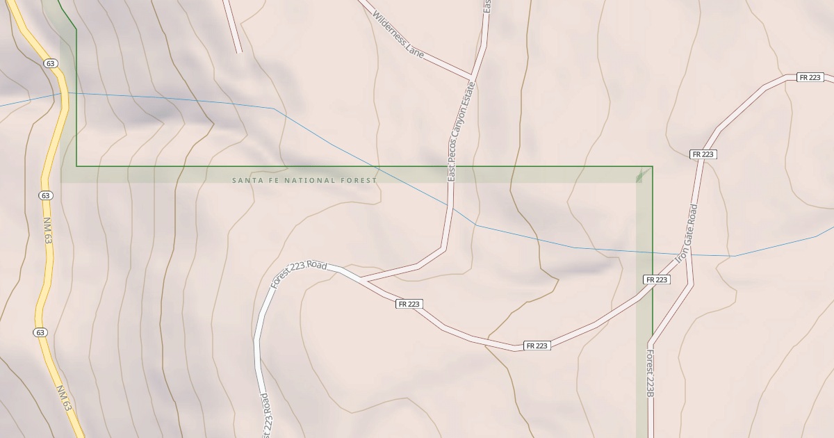 Map preview of USFS National Forest System Roads {304ED0CE-0150-4616-8DE1-8DDE1531AC72}