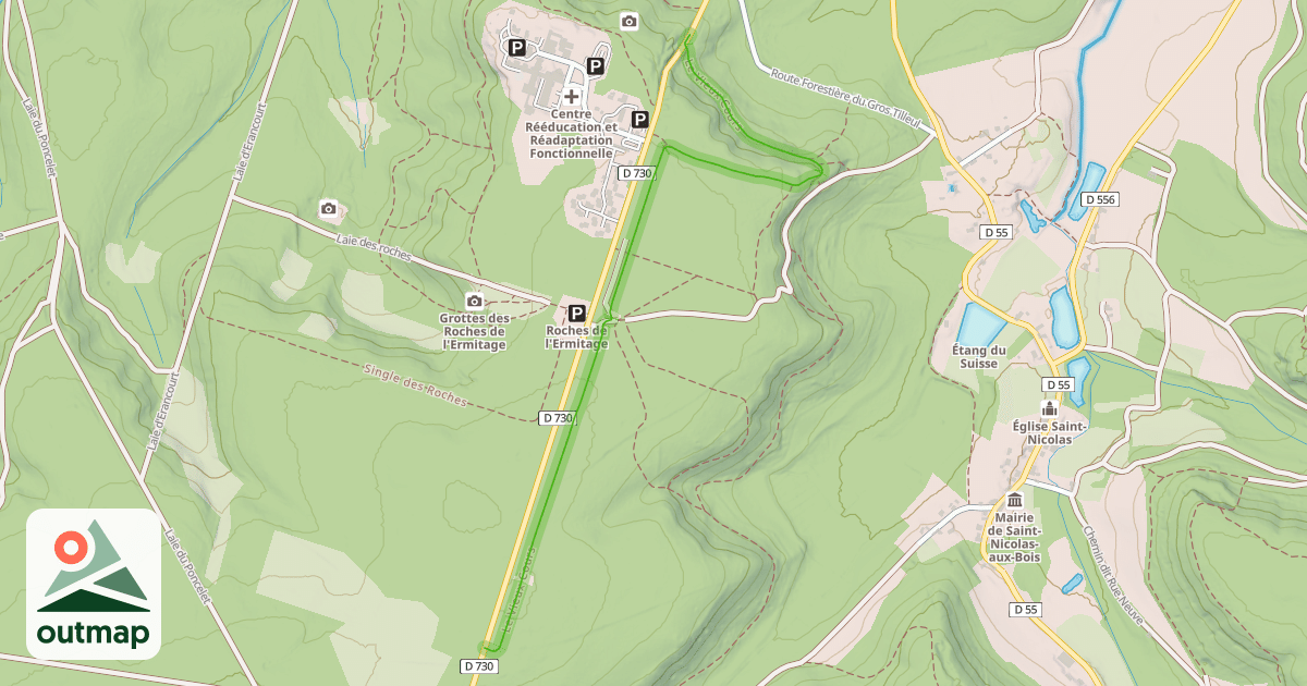 Map of Le Vieux Cours