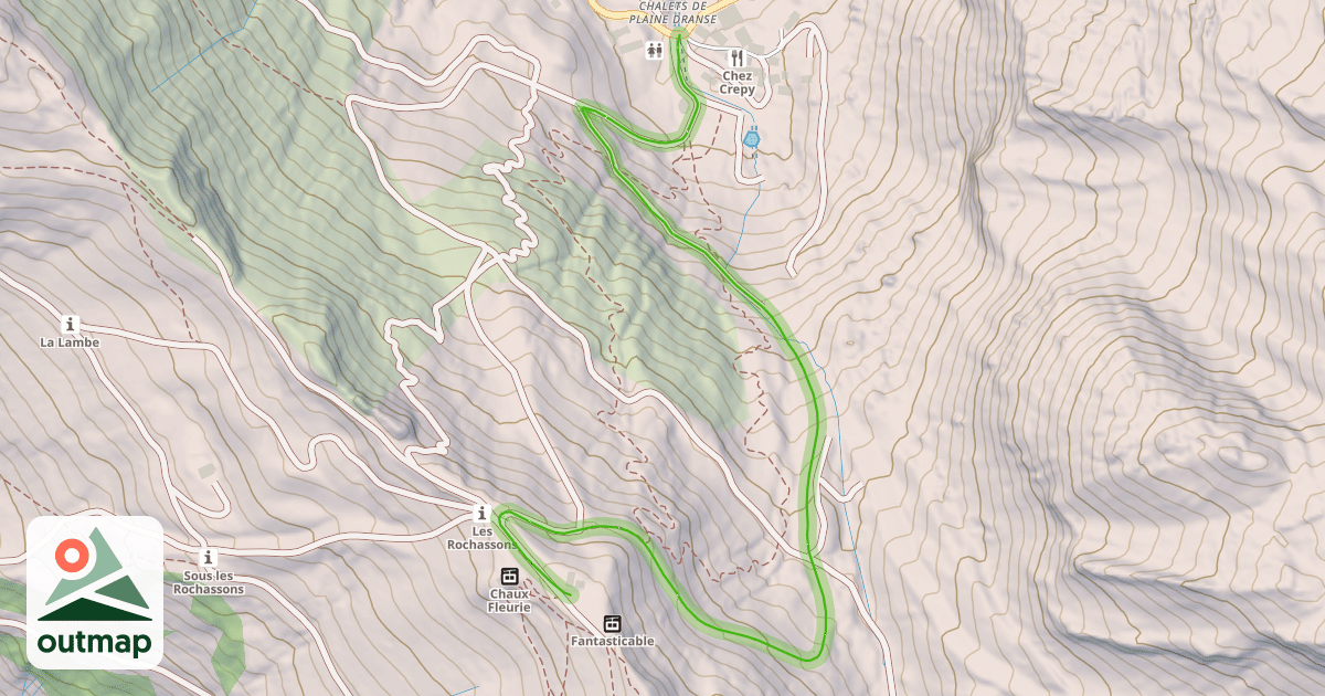 Map of Le Chésery