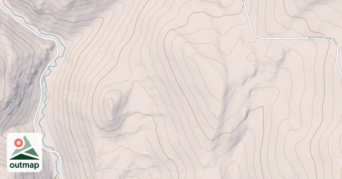 Map of BLIND CREEK