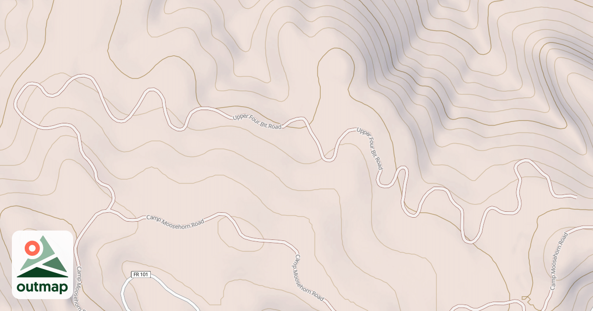Map of CAMP MOOSE HORN A