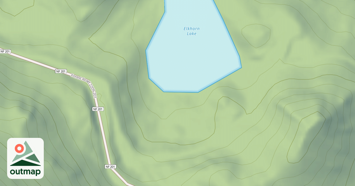 Map of ELKHORN LAKE ROAD