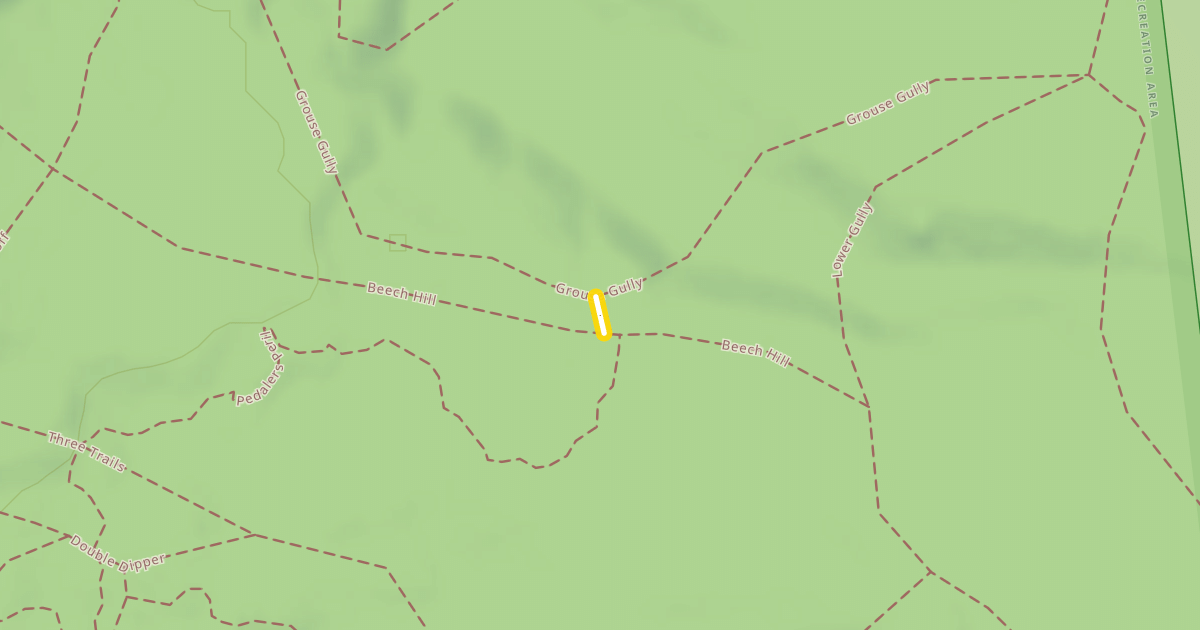 Map preview of Grouse-Beech Connector