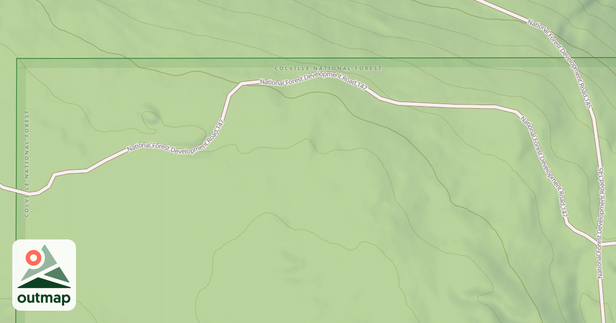 Map of USFS Motor Vehicle Use Map Roads {32EB6932-E47C-4BBD-B205-4763437EE46F}