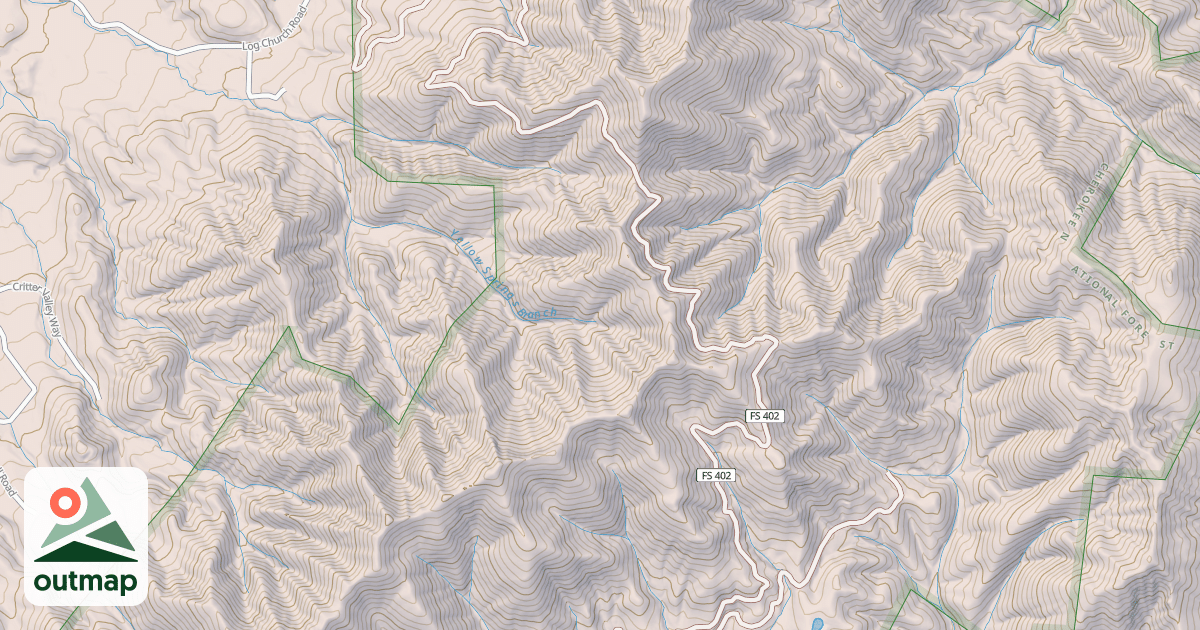 Map of ROCKY TOP
