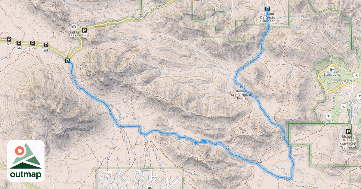 Map of Yetman Trail