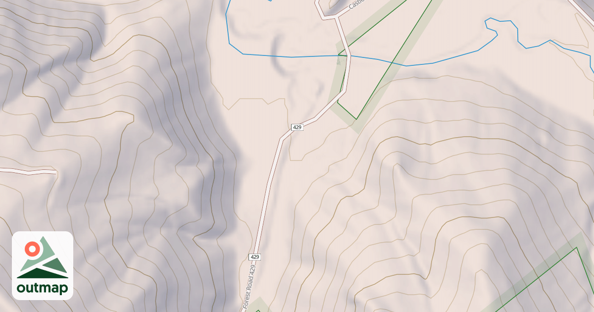 Map of BITTERSWEET CREEK
