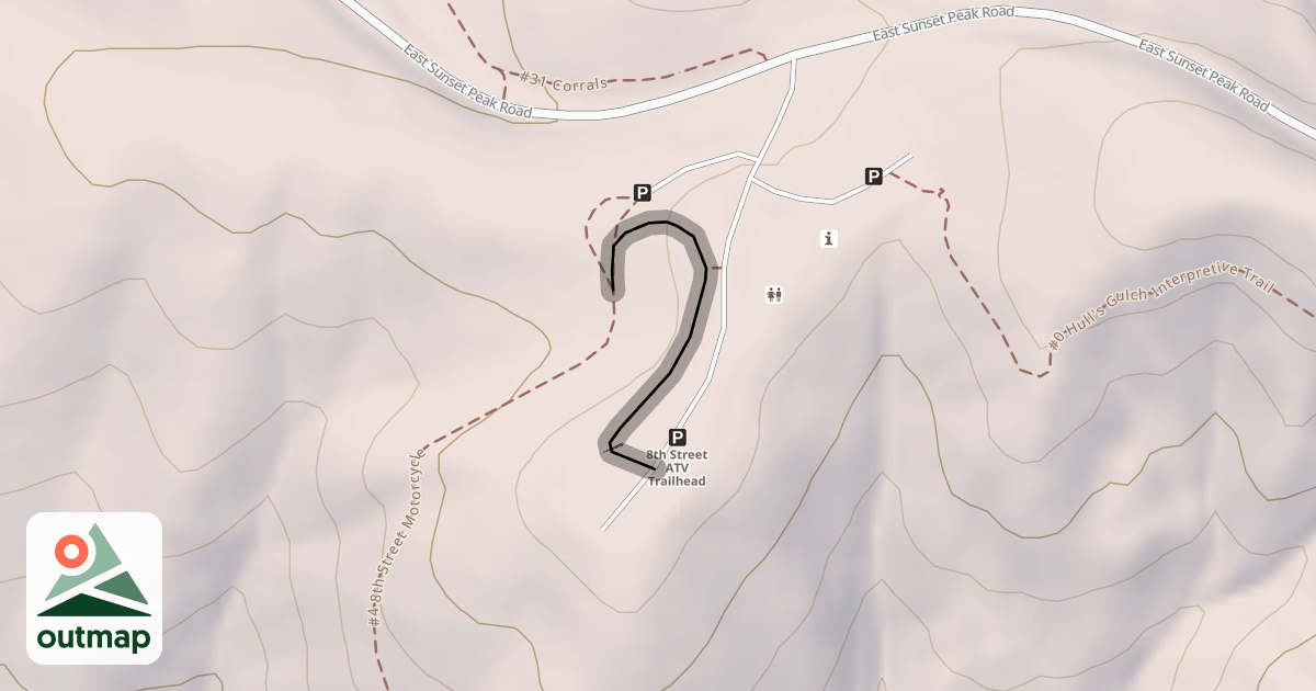 Map of #4 8th Street Motorcycle