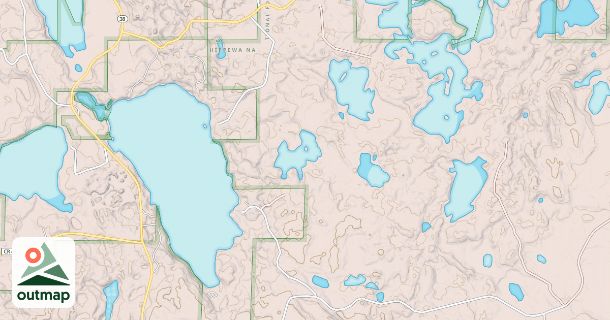 Map of BUTTERFINGER LAKE