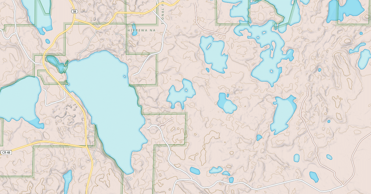 Map preview of BUTTERFINGER LAKE