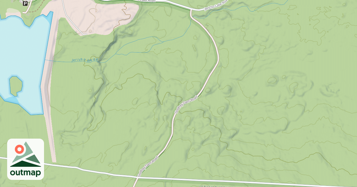 Map of Brook Road