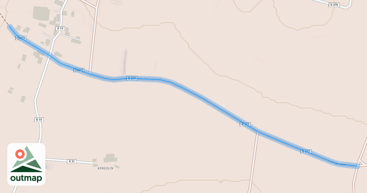 Map of Circuit Vert