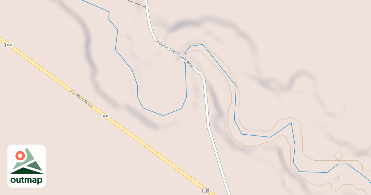 Map of Fox River Pathway