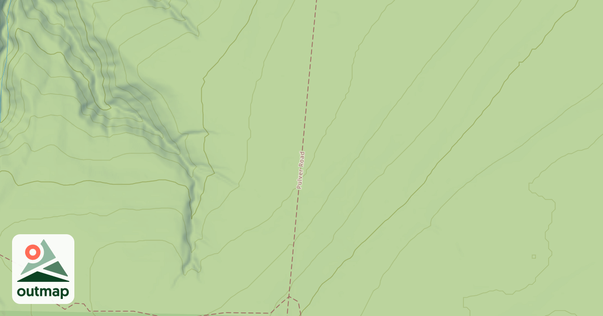 Map of Old Pulver Road