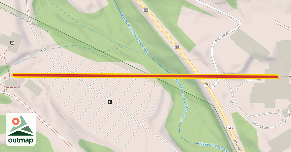 Map of Over Easy Transfer Gondola
