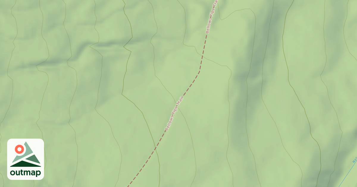Map of Bellows Pipe Trail