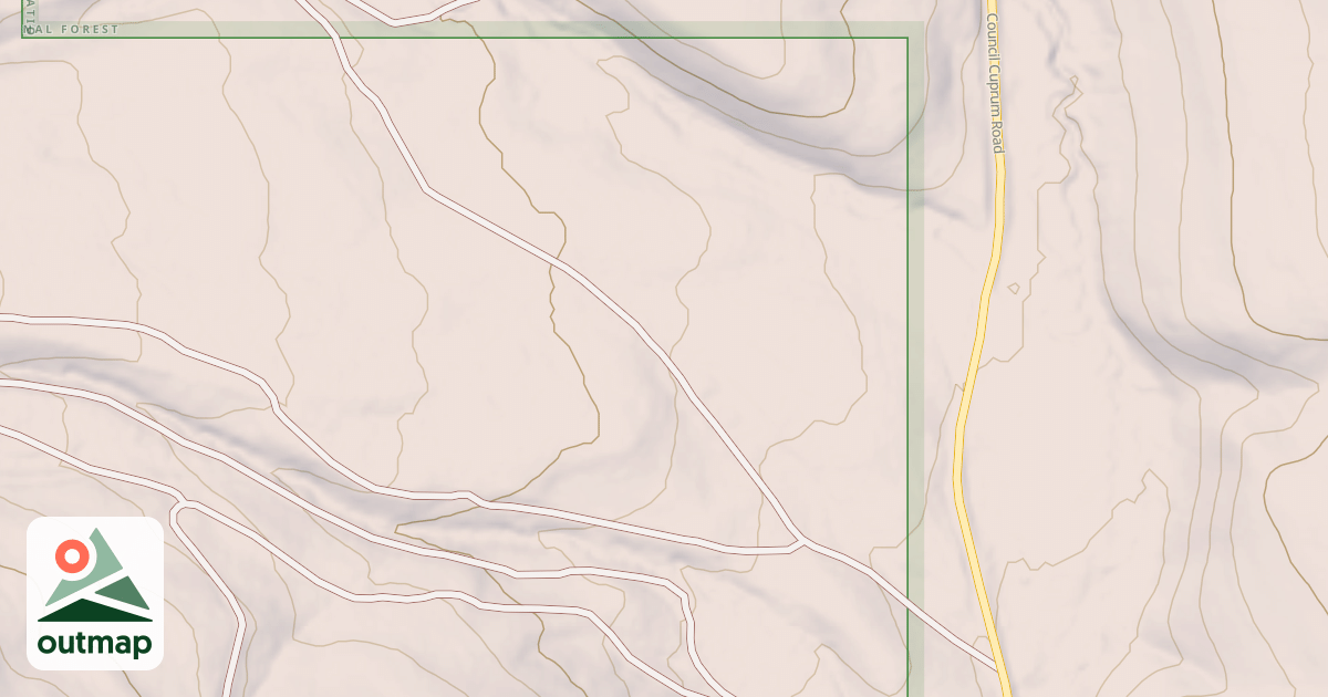 Map of BALD FACE