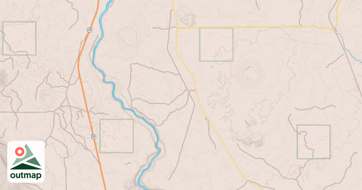 Map of REA POWERLINE