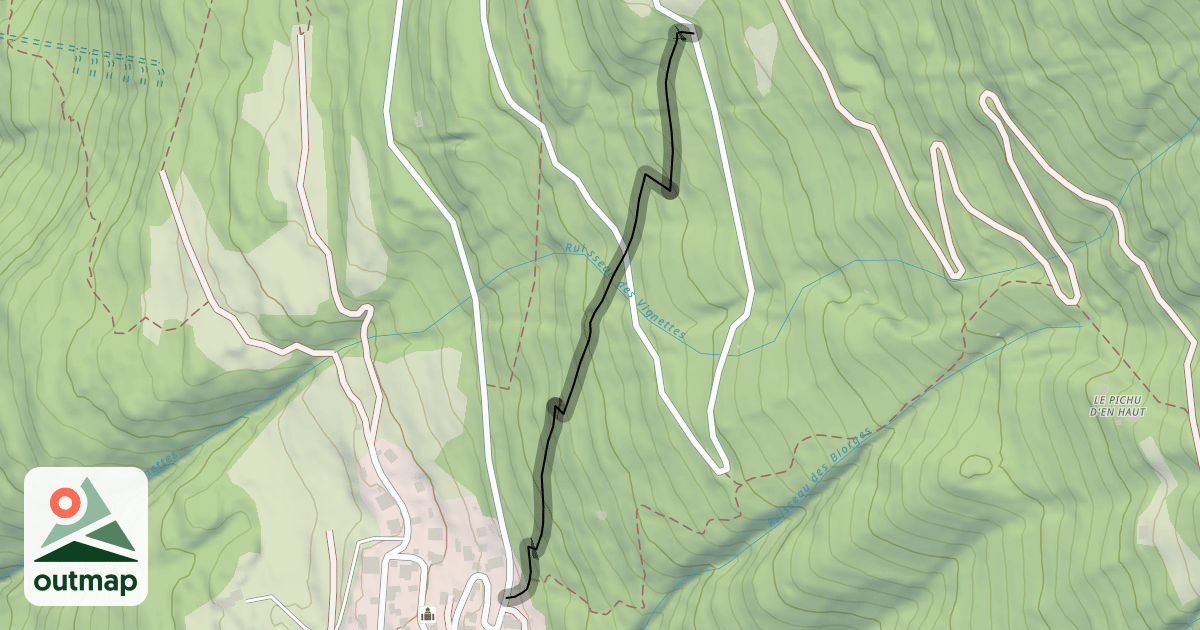 Map of La Toutafond
