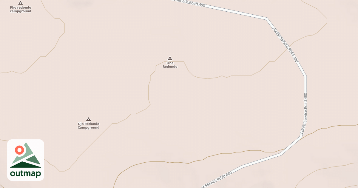 Map of OJO REDONDO CG SPUR