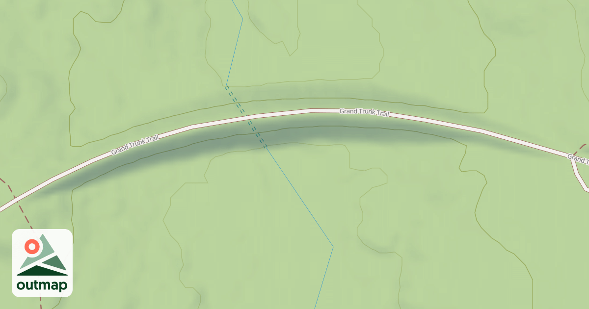 Map of Grand Trunk Trail