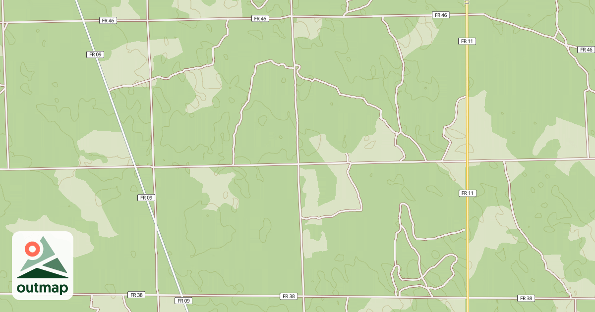 Map of USFS Motor Vehicle Use Map Roads {6FEC45B6-1384-4037-ABA8-7D73E8C38436}