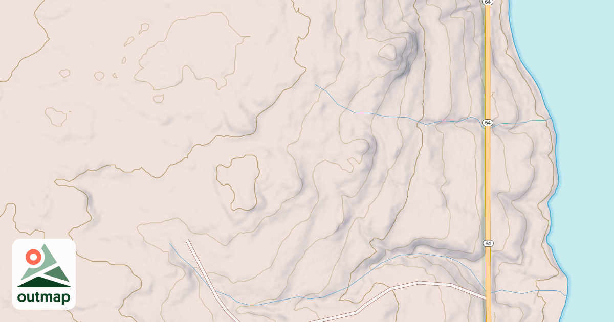 Map of Bessemer Snowmobile #1