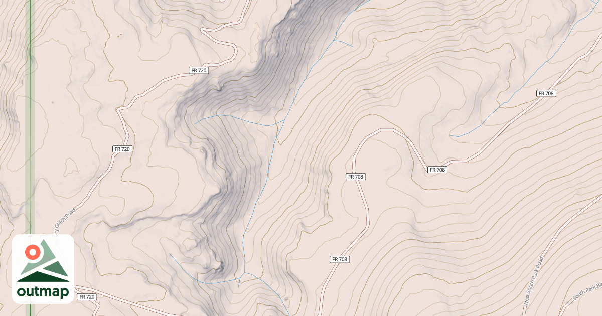 Map of BIG DRY BASIN