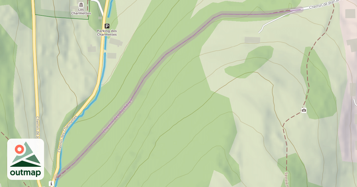 Map of Chemin des Rochères