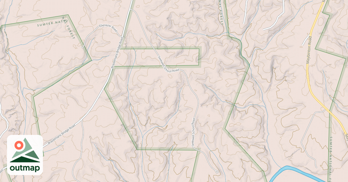 Map of USFS Motor Vehicle Use Map Roads {E8340C2D-FBD0-4898-99D9-CAEB84D74D7B}