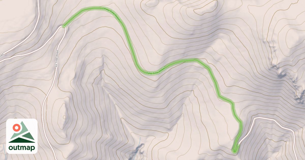Map of Pine Tree Road