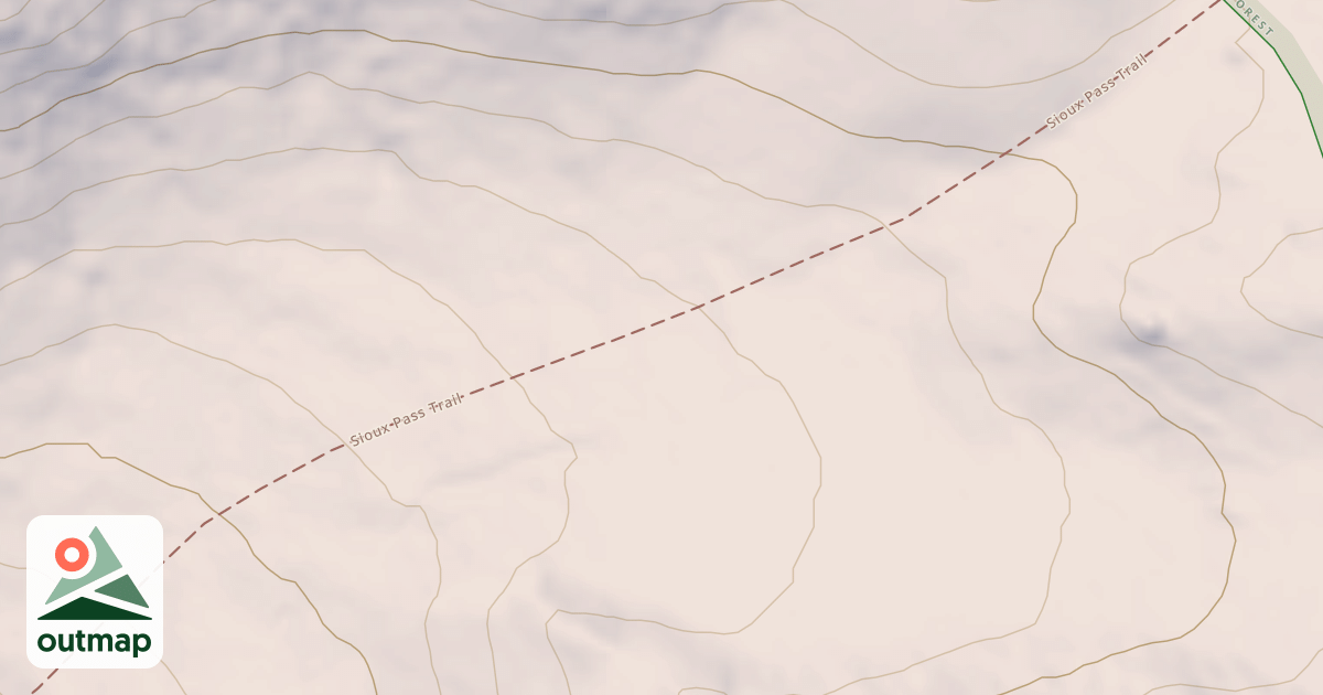 Map of Cd South Snowmobile Trail