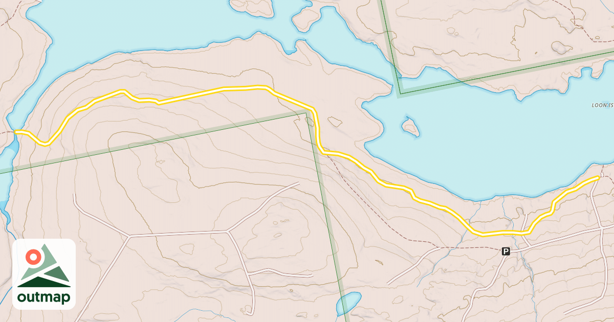 Map of Long Pond Trail