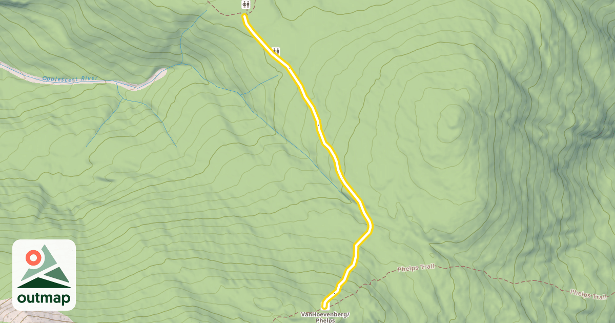 Map of Van Hoevenberg Trail