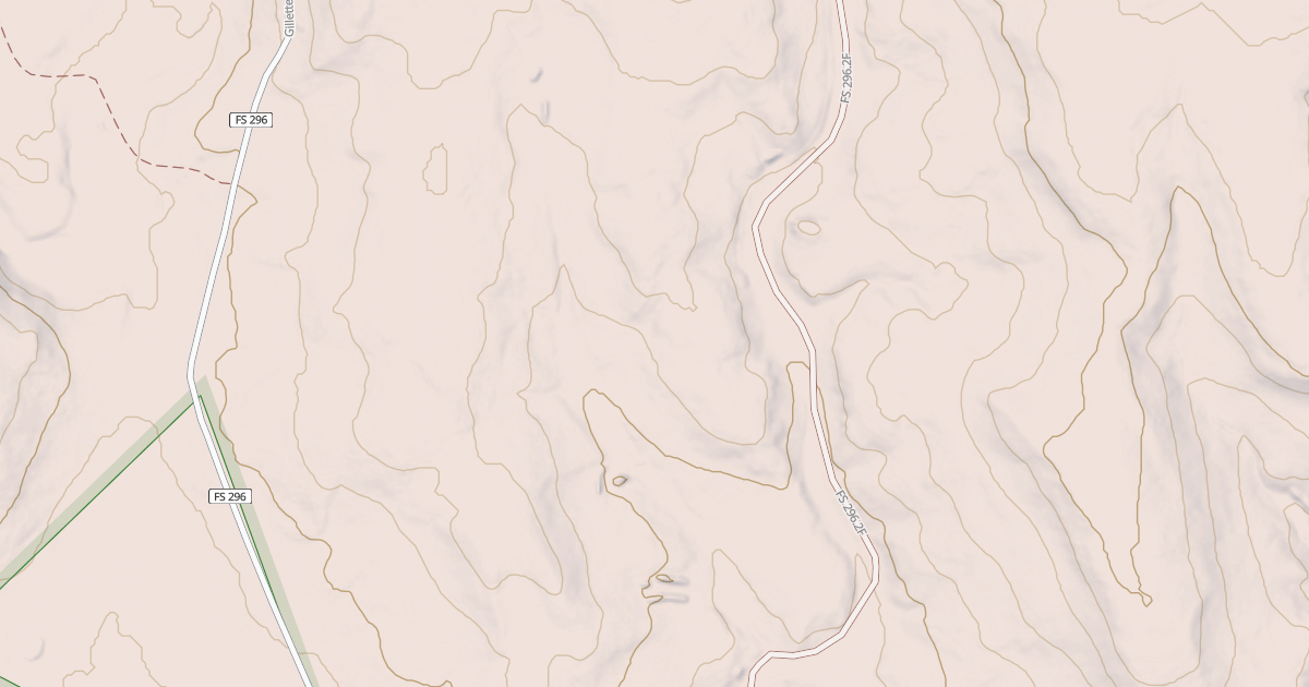 Map preview of Ditch Creek 45