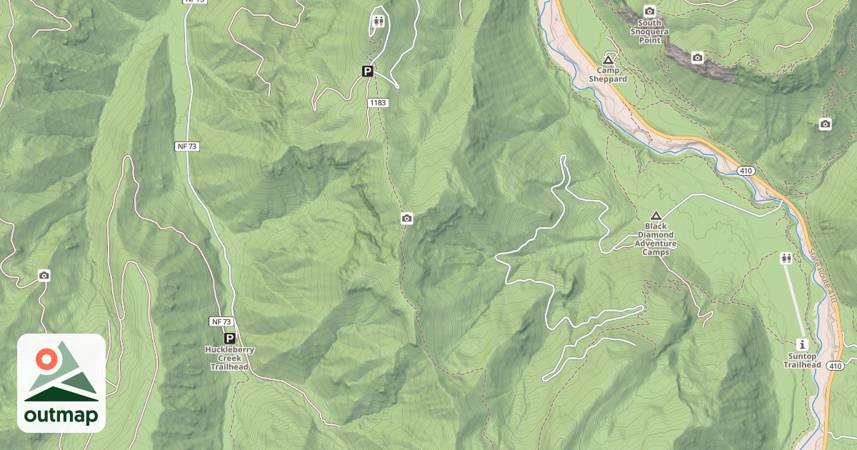 Map of Suntop Trail