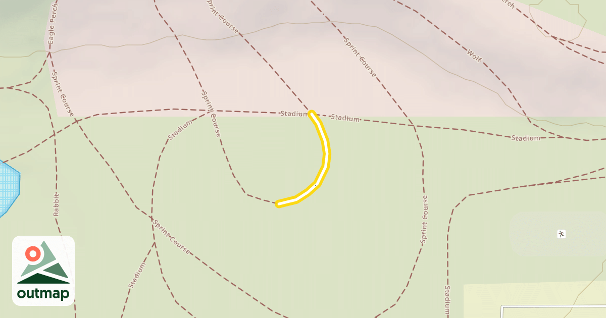 Map of Sprint Course
