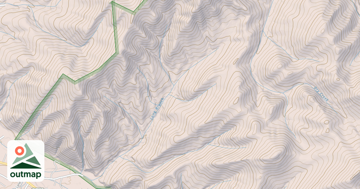 Map of LONG BR.- DARK HOLLOW