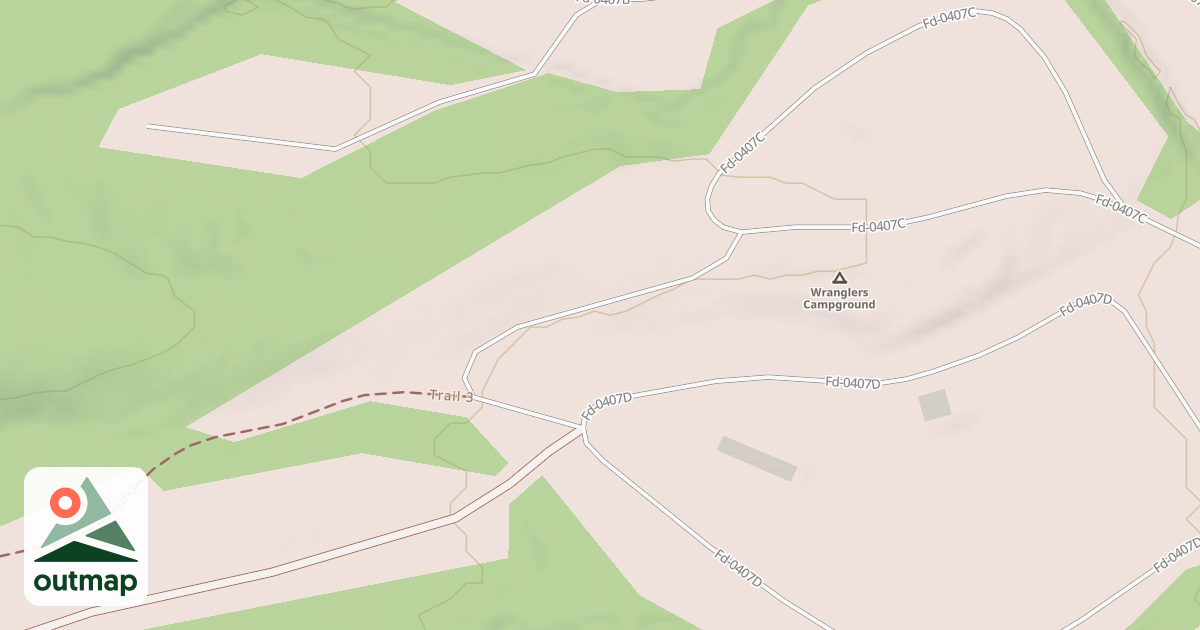 Map of RA SITE AND AREA D CONNECTOR