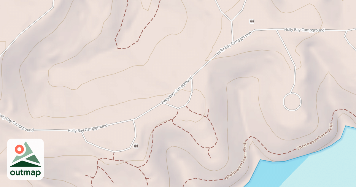 Map of HOLLY BAY