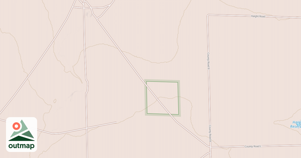 Map of WEST DRY CREEK C