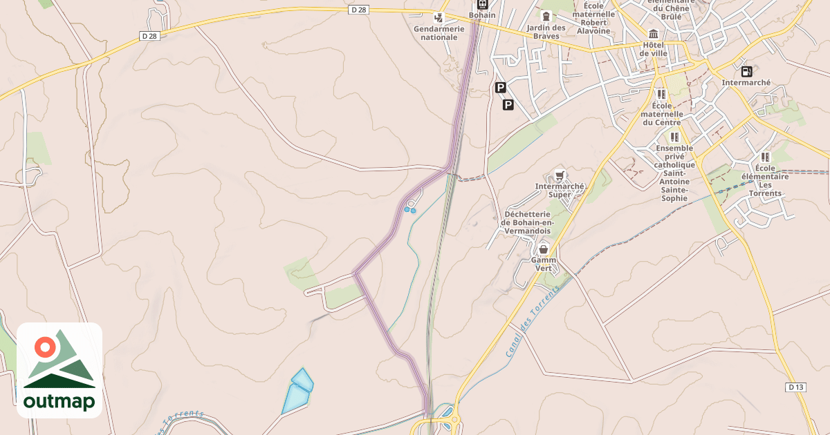 Map of Chemin des Éramettes
